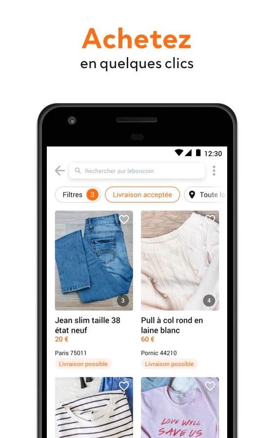 leboncoin, petites annonces screenshot